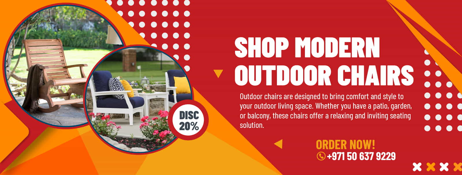 Outdoor Chairs Dubai Shop 1 Trendy Garden Chairs in UAE