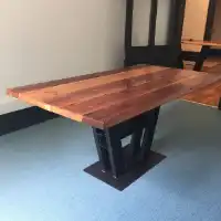 Dining Table With Metal Base