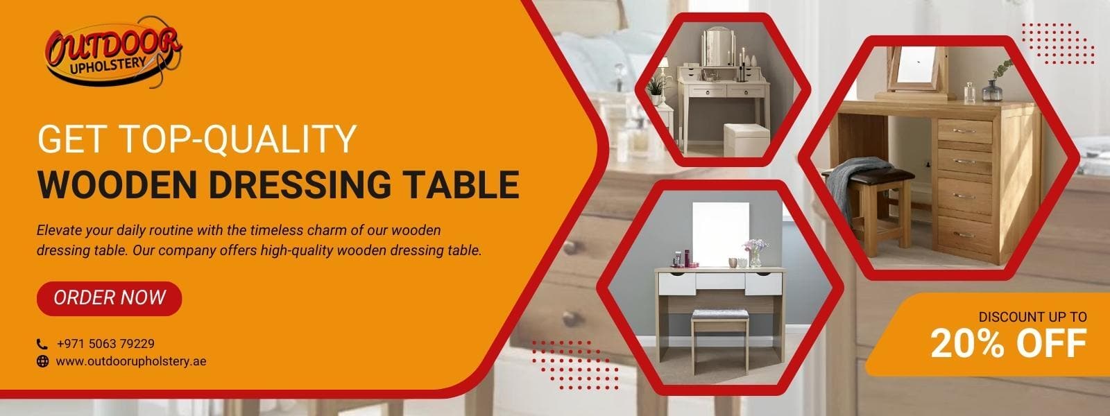 Get Top-quality Wooden Dressing Table