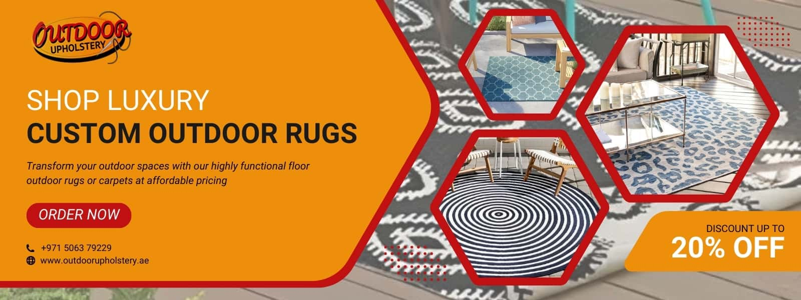 Shop Luxury Custom Outdoor Rugs